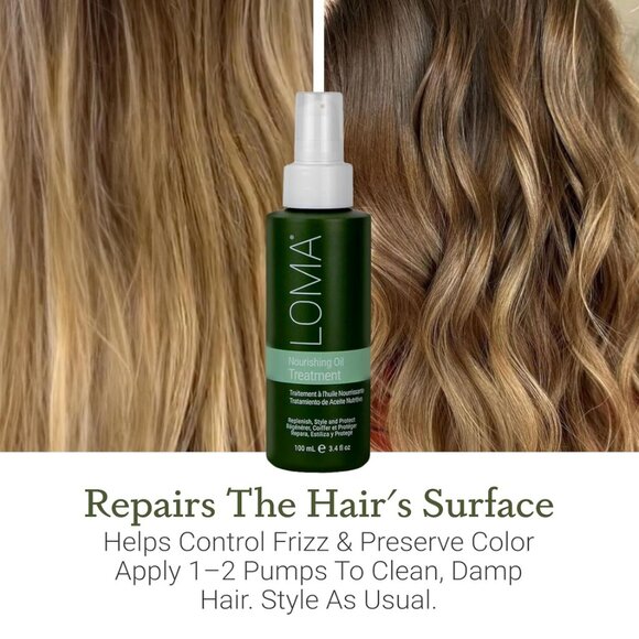 Loma Hair Care Nourishing Oil Treatment 3.4 Fl Oz (Pack of 1) - Picture 6 of 16